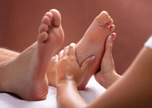 ayurvedic foot massage